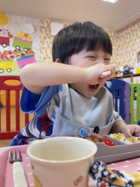 土曜日保育のお昼ごはん